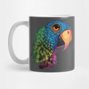 Blur Crowned Conure Gift for Parrot owners Mug